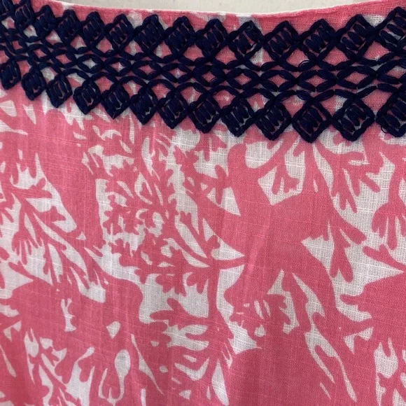 Vineyard Vines Starfish and Coral Print Dress Size 00 - Picture 5 of 10